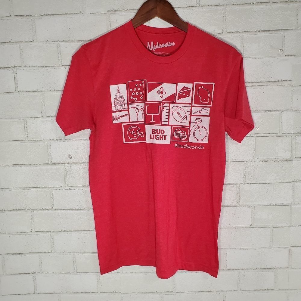 Bud Light Wisconsin graphic tee